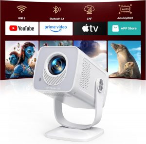 Mini Beamer 4K 1080P Unterst&uuml;tzt [Android 14 & 270&deg; Drehbar] Smart Beamer Klein mit WiFi 6 Bluetooth 5.4, Tragbarer Projektor Heimkino Outdoor mit Auto Trapezkorrektur f&uuml;r HDMI/Android/iOS/PC/USB7,20&euro; statt 149,99&euro;➡️ https://www.amazon.de/dp/B0FHWMWZYB/?tag=preisfehlerheute-21