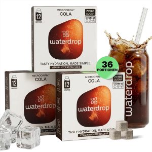 waterdrop&reg; Original Cola - letzte Chance &ndash; 36 Drops W&uuml;rfel ohne Kalorien - Klassische Rezeptur, Geschmack f&uuml;r Wasser, zuckerfrei - Zero Cola Getr&auml;nkepulver - Softdrink Alternative - kalorienfrei14,99&euro; statt 29,96&euro;➡️ https://www.amazon.de/dp/B0DGQB4KH4/?tag=preisfehlerheute-21