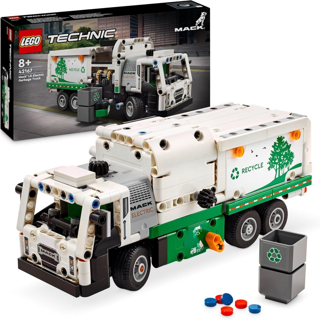 🤴 LEGO Technic Mack LR Electric Müllwagen, Müllauto-Modell für Recycling-Rollenspiele, Baubares LKW-Spielzeug für Kinder, Auto-Geschenk für Jungs und Mädchen ab 8 Jahren, die Fahrzeuge lieben 4216725,06€ statt 34,99€ - 29,00 % 🔥🚚 Verkauft durch Amazon und Versand durch Amazon2,062 Bewertungen: 4.8 / 5.0 ⭐️⭐️⭐️⭐️⭐️🛒 zu Amazon https://www.amazon.de/dp/B0CFVY143H/?amp%3Btag=preisfehlerheute-21&tag=preisfehlerheute-21