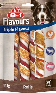 🤴 8in1 Triple Flavour Rolls Kaustangen für Hunde - Kausnacks mit extra viel Fleisch, 113g Beutel (3 Stück)3,79€ statt 5,79€ - 35,00 % 🔥🚚 Verkauft durch Amazon und Versand durch Amazon1,889 Bewertungen: 4.5 / 5.0 ⭐️⭐️⭐️⭐️⭐️🛒 zu Amazon https://www.amazon.de/dp/B0842N3QGB/?th=1&%3Bpsc=1&%3Btag=preisfehlerheute-21&tag=preisfehlerheute-21