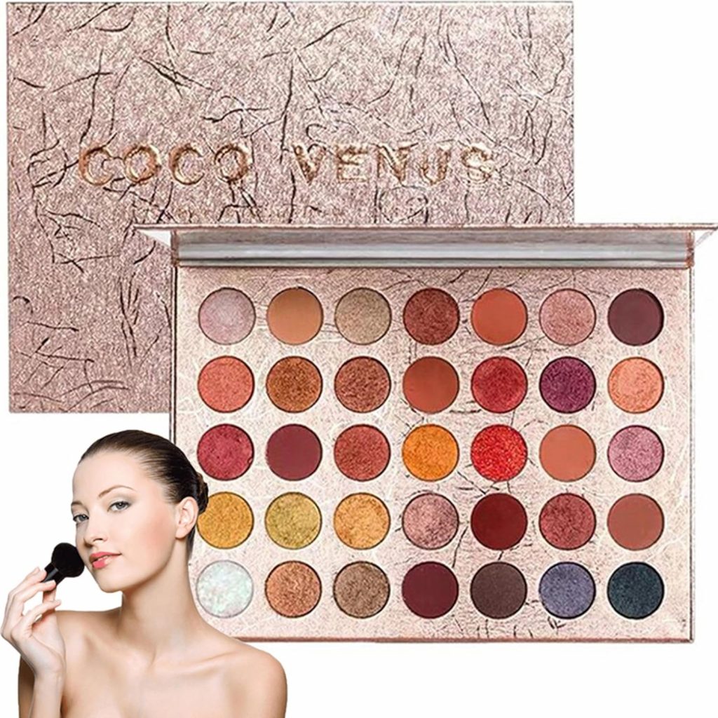 Retoo Lidschatten Palette Bunt 35 Farben, Professional Makeup Lidschattenpalette, Hochpigmentiert Intensives und langanhaltendes Finish Formel ohne Inhaltsstoffe tierischen Ursprungs Ultimate Shadow5.49€ ➡️ https://www.amazon.de/dp/B09JKHJ4P9/?tag=preisfehlerheute-21