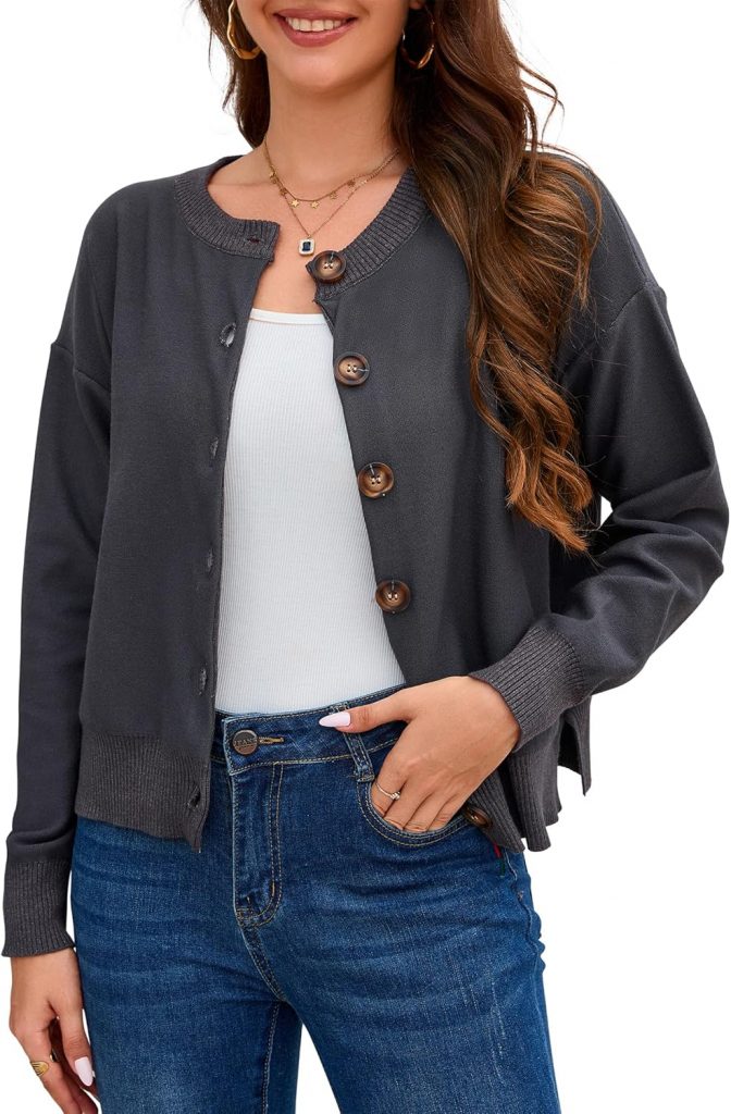 Yesfashion Strickjacke Damen Kurz Elegante Langarm Strick Cardigan mit Knöpfen Casual Schulterjacke Bolero Top für Herbst Winter Schwarz M9,99€ statt 23,54€➡️ https://www.amazon.de/dp/B0FCFFDWSH/?tag=preisfehlerheute-21