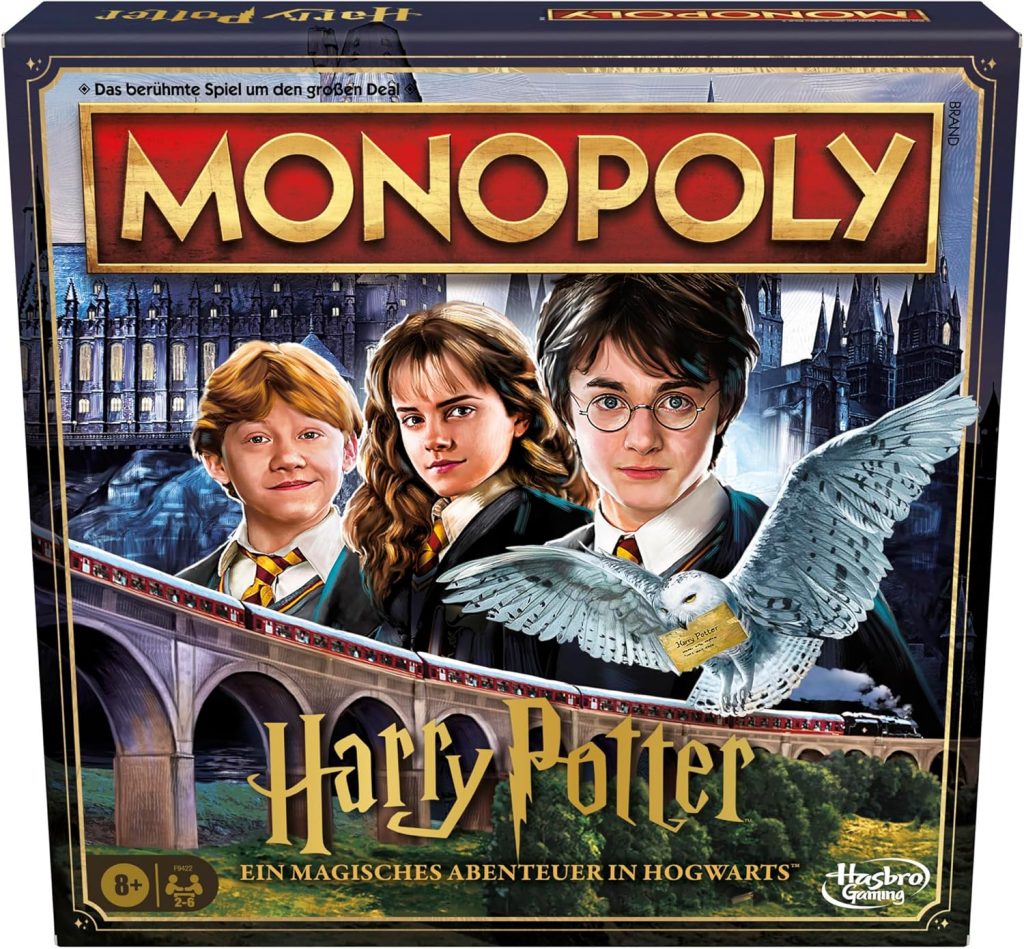 🤴 Monopoly Harry Potter Edition Brettspiel, Familienspiel für 2 bis 6 Spieler, ab 8 Jahren – Deutsche Fassung