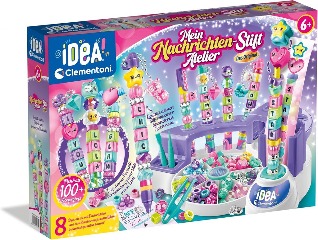🤴 Clementoni Idea Nachrichten-Stift Atelier – Stift Bastelset mit Buchstaben, Perlen, Aufklebern & mehr – Personalisierter Stift, Geschenk-Set für Kinder ab 6 Jahren, 5945522,86€ statt 34,99€ – 35,0 🔥🚚 Verkauft durch Amazon und Versand durch Amazon65 Bewertungen: 4.7 / 5.0 ⭐️⭐️⭐️⭐️⭐️🛒 zu Amazon https://www.amazon.de/dp/B0F7XRKMR3/?tag=preisfehlerheute-21