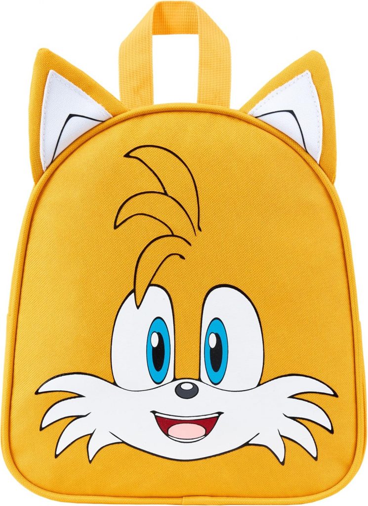 Sonic The Hedgehog Kleiner Rucksack Kinder Shadow Knuckles Tails Gamer Kindergarten Tasche für Kita Vorschule Freizeit (Gelb Tails)4.44€