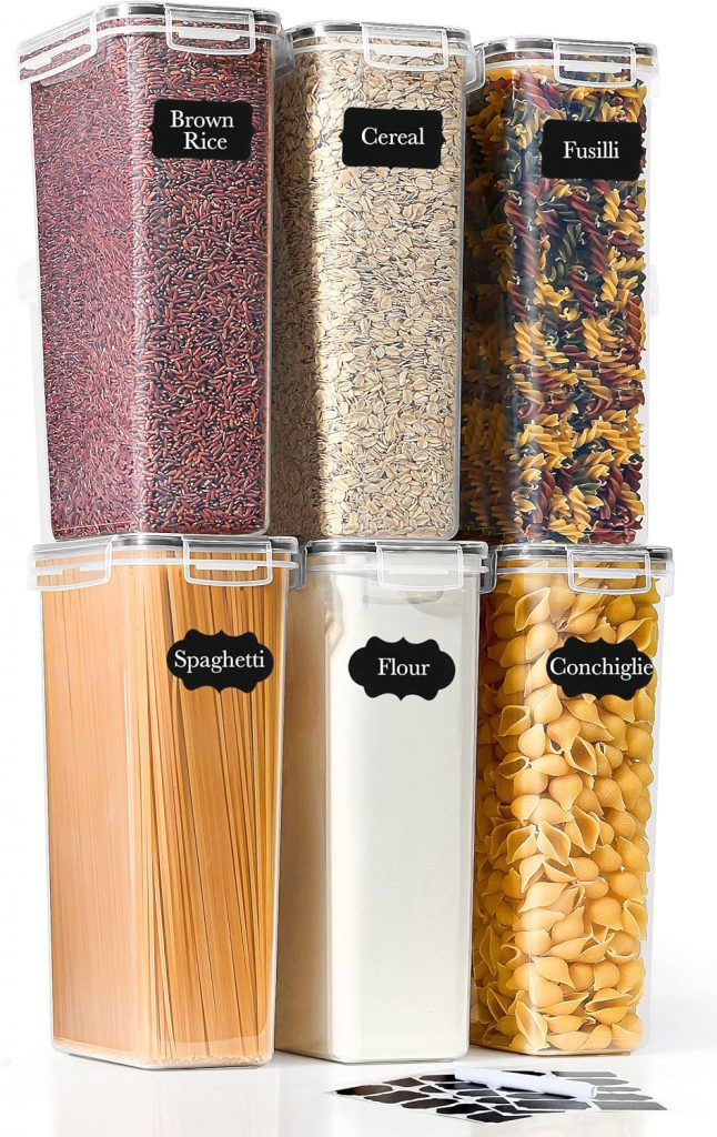 GoMaihe 6er Set Vorratsdosen mit Deckel Luftdichte: Vorratsbehälter mit Deckel 2800ml | Luftdichte Aufbewahrungbox Küche von Spaghetti, Nudeln, Mehl und Zucker | BPA-FREI | Spülmaschinenfest16.19€ ➡️ https://www.amazon.de/dp/B0F3CSK6TX/?tag=preisfehlerheute-21