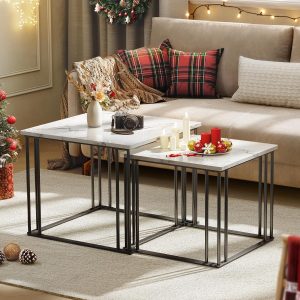 YITAHOME Couchtisch 2er Set, Wohnzimmertisch Holz mit Metallrahmen, Modern Bauernhaus Cocktail f&uuml;r Wohnzimmer Esszimmer K&uuml;che19.99&euro; statt 59.99&euro;➡️ https://www.amazon.de/dp/B0G3V2HK73/?tag=preisfehlerheute-21