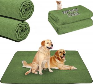 🤴 2er Welpenunterlage Waschbar Puppy Training Pads, 100 x 70cm Schnell Absorbierend Haustier Hygieneunterlage, Wiederverwendbar Trainingsunterlagen für Welpen, Alte, oder inkontinente Hunde21,98€ statt 29,95€ - 27,00 % 🔥🚚 Verkauft von PICK FOR LIFE und Versand durch Amazon456 Bewertungen: 4.3 / 5.0 ⭐️⭐️⭐️⭐️🛒 zu Amazon https://www.amazon.de/dp/B09JGDZDR8/?th=1&%3Bpsc=1&%3Btag=preisfehlerheute-21&tag=preisfehlerheute-21