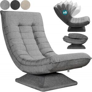 🤴 Casaria&reg; Sessel verstellbare R&uuml;ckenlehne 360&deg; Drehbar Klappbar 150kg Belastbarkeit 60x105x87cm Gepolstert Wohnzimmer Gaming Relax Boden Lounge Sessel Grau99,95&euro; statt 134,94&euro; - 26,00 % 🔥🚚 Verkauft und Versand durch Deuba858 Bewertungen: 4.0 / 5.0 ⭐️⭐️⭐️⭐️🛒 zu Amazon https://www.amazon.de/dp/B0C9TK2MPG/?th=1&amp%3Bpsc=1&amp%3Btag=preisfehlerheute-21&tag=preisfehlerheute-21
