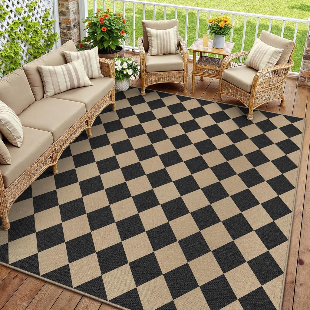 PureCozy Outdoor Teppich Wohnzimmer 200x300cm Outdoorteppich Wetterfest Balkon Braun Schwarz Teppiche Jute Optik Waschbarer rutschfest Groß Carpet Terrassen Garten Esszimmer BüRo Indoor Rug34,99€ statt 119,99€➡️ https://www.amazon.de/dp/B0GBWF9KBV/?tag=preisfehlerheute-21