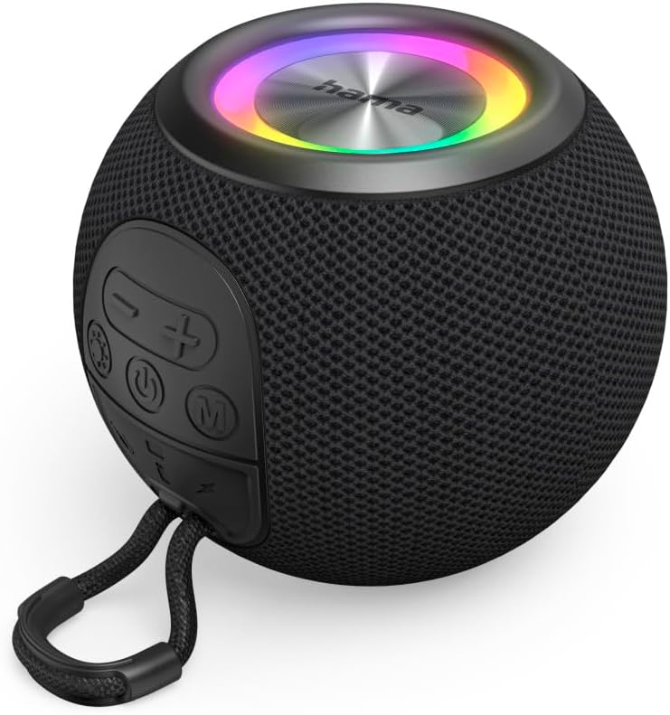 Hama Ball Shape Speaker Bluetooth Lautsprecher, 5,3 Zoll, tragbar, Ball Shape…