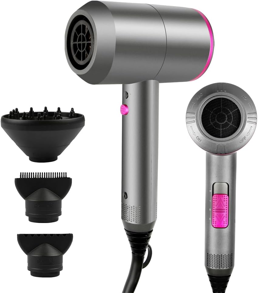 Ionen Föhn Haartrockner AC-Motor Haartrockner, CASAMAA Schnelltrocknender Hair…