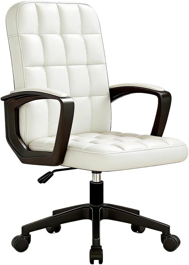 Future Warrior Leder Ergonomische Schreibtischstuhl-Bürostuhl, 360 ° Schwenk Mit…