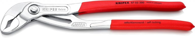 🤴 KNIPEX Cobra Hightech-Wasserpumpenzange verchromt mit rutschhemmendem Kunststoff überzogen 300 mm, 87 03 30036,99€ statt 51,82€ - 29,00 % 🔥🚚 Verkauft und Versand durch TWiDOO GmbH46 Bewertungen: 4.9 / 5.0 ⭐️⭐️⭐️⭐️⭐️🛒 zu Amazon https://www.amazon.de/dp/B002UTW0YS/?amp%3Btag=preisfehlerheute-21&amp%3Bth=1&amp%3Bpsc=1&tag=preisfehlerheute-21