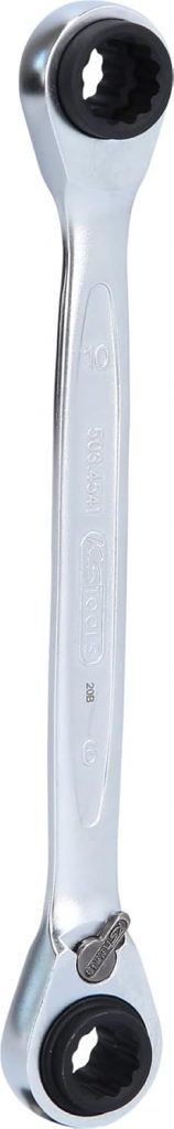 KS Tools 503.4541 4 in 1 GEARplus Doppel-Ratschenringschlüssel, umschaltbar…