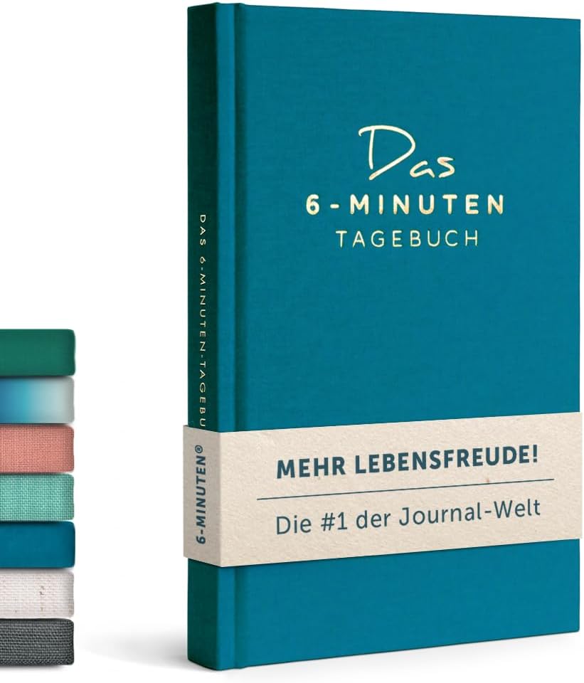 6-Minuten® Tagebuch für Erwachsene 2026 (Das Original) – Mehr Achtsamkeit, Resilienz & Selbstliebe…