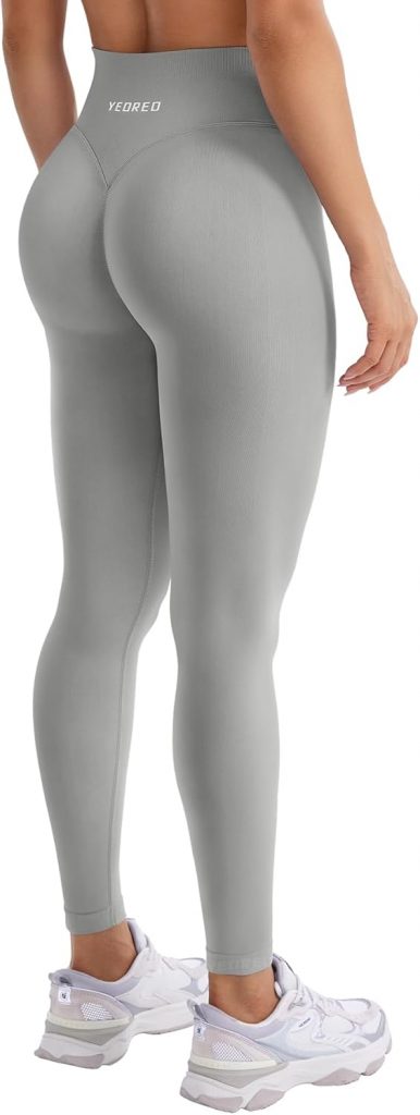 YEOREO Damen Sport Leggings Invisible Scrunch Butt Gym Leggings Hoch Taille Yoga…