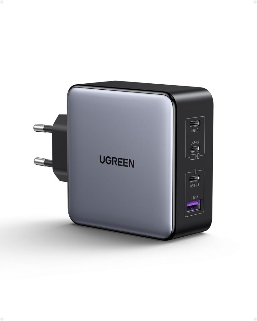 UGREEN USB-C Ladegerät, Nexode X 160W PD 3.1 Netzteil 140W GaN Charger 4-Port Schnellladegerät PPS 45W Kompatibel…