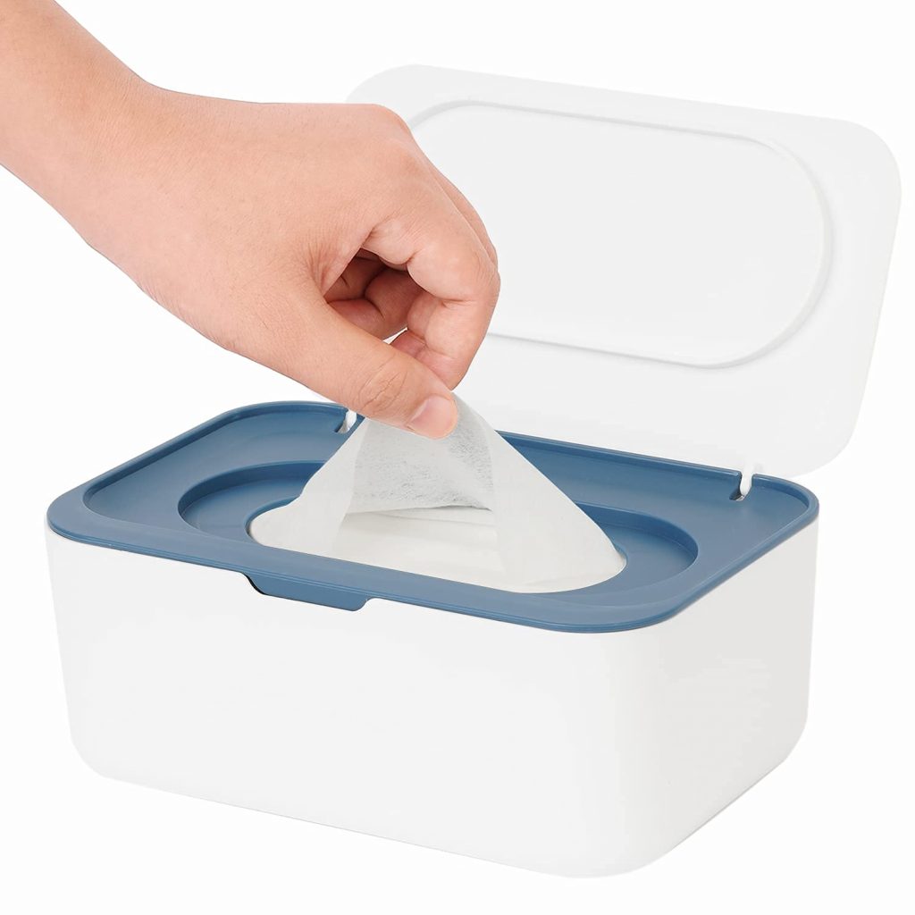 Feuchttücher Box, Seposeve Feuchtuchspender für Baby & Erwachsene, Nachfüllbare Feuchtes Toilettenpapier Box, Hält…