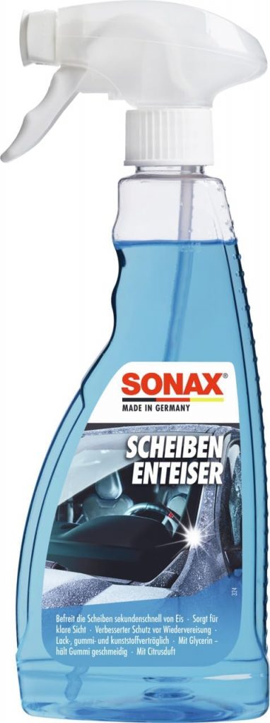 SONAX ScheibenEnteiser (500 ml) sekundenschnelles enteisen von Scheiben ohne kratzen und eine rundum klare Sicht im…