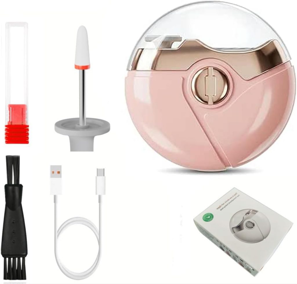 Elektrischer Nagelknipser mit Auffangbehälter – Automatischer Nagelschneider & Elektrische Nagelfeile für Senioren, Babys & Erwachsene – Sicher & Sanft, USB-C Aufladbar, 2 Stufen (Rosa)4.74€