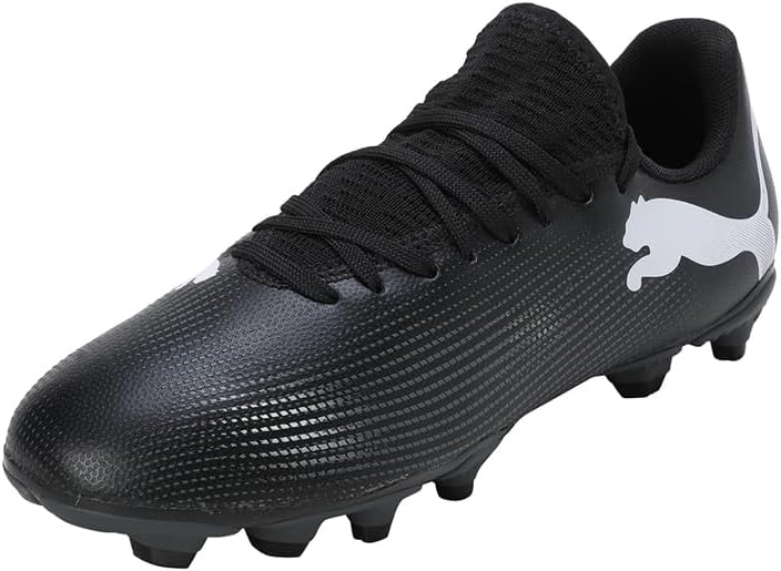 PUMA Soccer Shoe Unisex Kinder, Puma Black Puma White, 28 EU