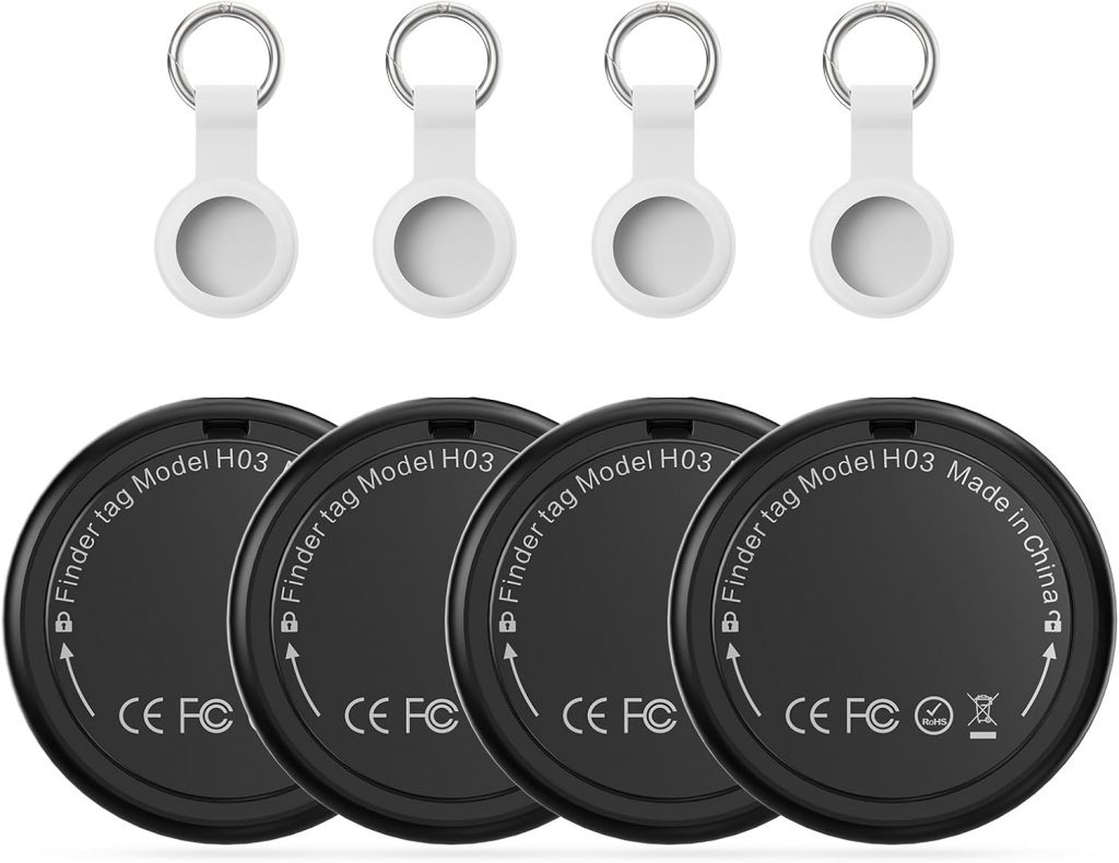 Air Tracker Tag 4-Pack – Smart GPS Tag mit Apple Wo ist? (iOS NUR) mit…