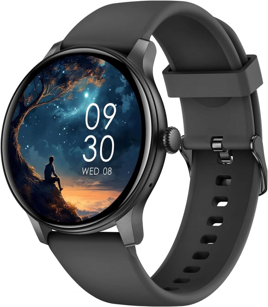 Smartwatch Damen Herren, 1.38 Zoll HD-Display Smart Watch mit Bluetooth Anrufe…