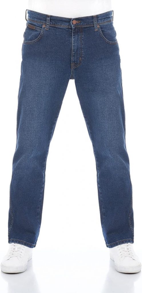 Wrangler Herren Jeans Regular Fit Texas Stretch Hose Blau Authentic Straight…