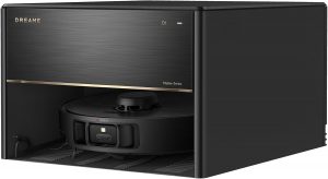 dreame X40 Master Saugroboter mit Wischfunktion, 28cm kompakter Basisstation, automatisches Befüllen und Entleeren, intelligente Navigation, 12.000Pa Starke Saugkraft, Mop-Selbstreinigung