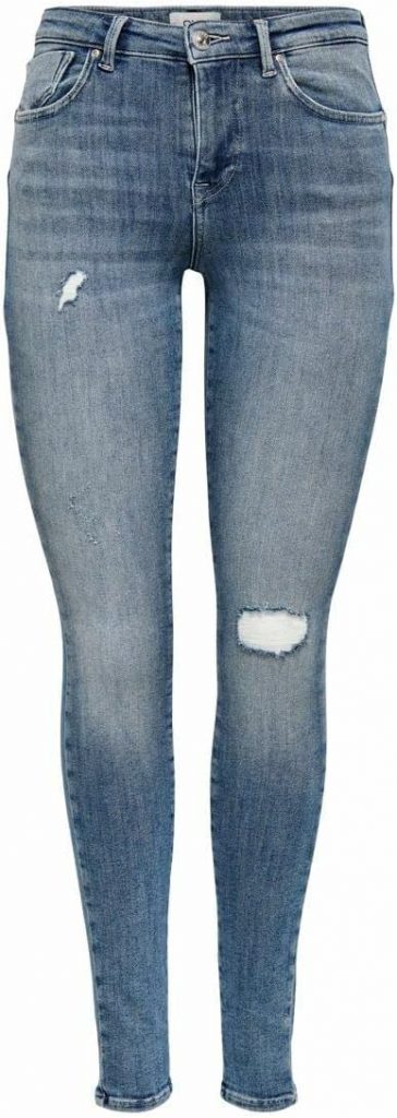 ONLY Female Skinny Jeans ONLPOWER Mittlere Taille Skinny Fit Jeans
