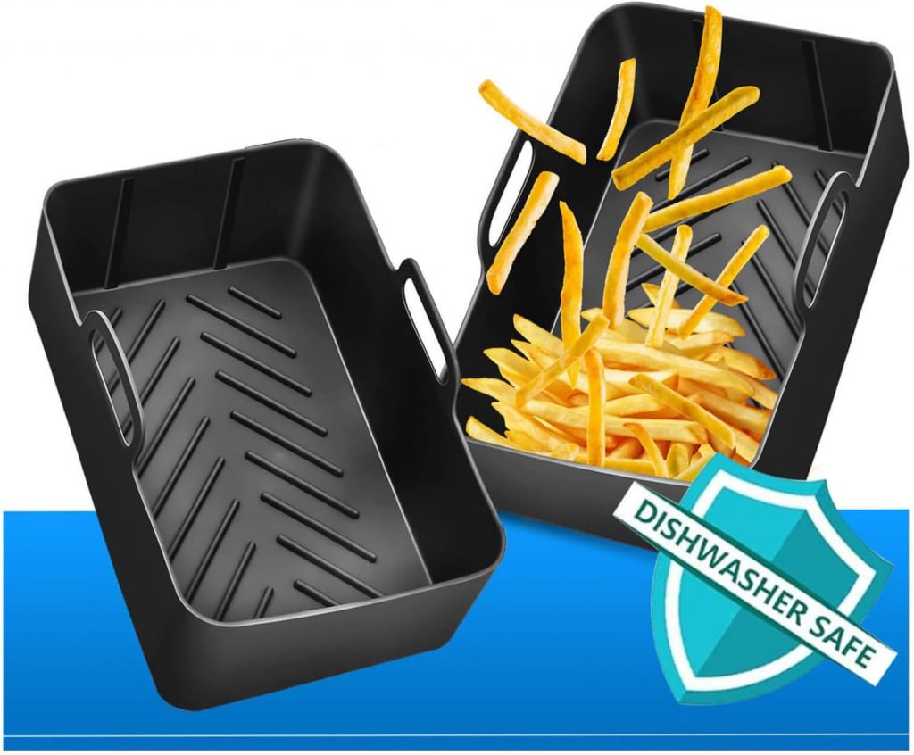 Heißluftfritteuse Zubehör, BPA-Frei Airfryer Zubehör für Ninja Foodi Max Dual Zone Heißluftfritteuse AF