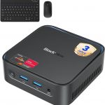 Blackview Mini PC MP50 mit Tastatur und Maus, AMD Ryzen 5, Radeon Vega 8 Grafik, 16GB RAM 512GB SSD Win 11 Pro, 4K Dual-Display, Ultra-leiser Kompakter Desktop PC für Office Home, 3 Jahre Garantie