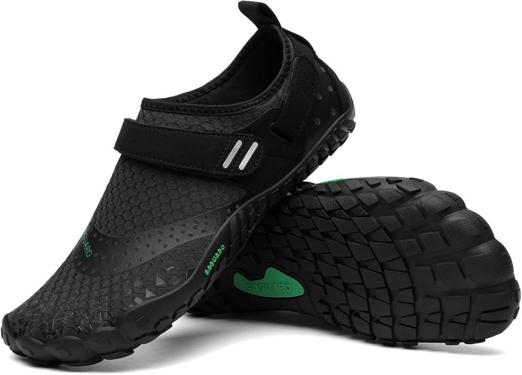 SAGUARO Herren Damen Barfußschuhe – Atmungsaktiv rutschfest Barfussschuhe – mit Breite Zehenbox und Zero-Drop Sohle,Gr.35-48 EU
