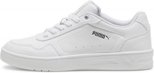 PUMA Damen Court Classy Turnschuhe, White Silver Metallic, 37 EU