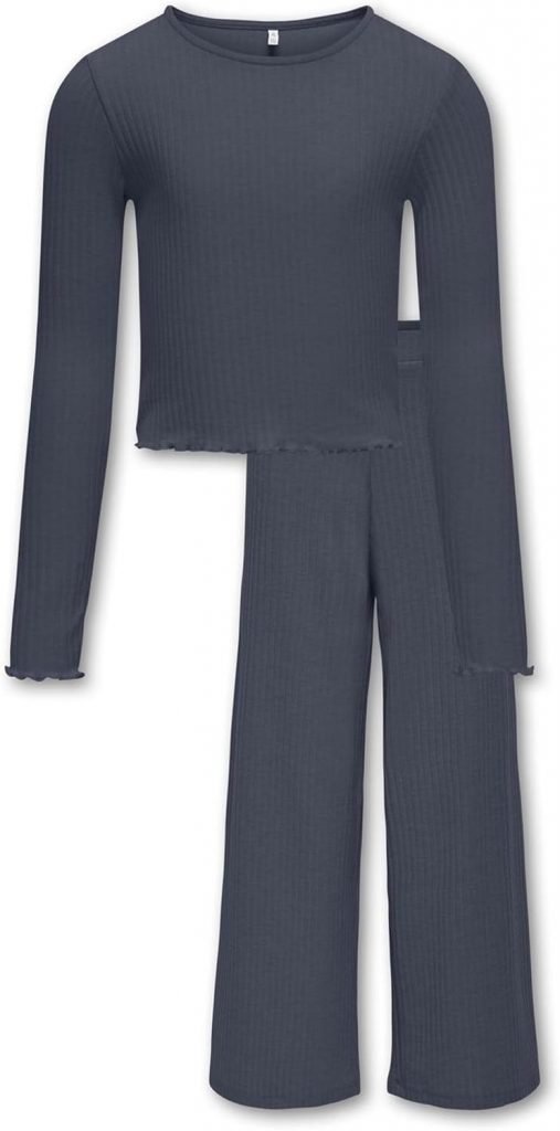 Kids ONLY Damen Kognella Ls Top/Pant Set JRS, Ombre Blue