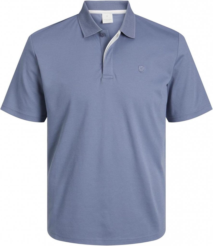 JACK & JONES Male T-Shirt Einfarbig Polo T-Shirt