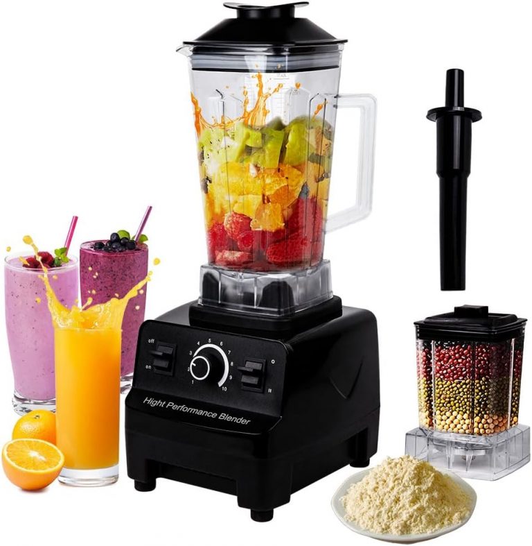 1500 W Standmixer, 2 L professioneller Mixer, Smoothie-Maker-Kombination mit 600 ml Mahlbecher, 6 scharfe Klingen, Hochleistungsmixer für Smoothies, Milchshakes, gefrorene Getränke, Saucen26.99€ ➡️ https://www.amazon.de/dp/B0DMSWNP2L/?tag=preisfehlerheute-21