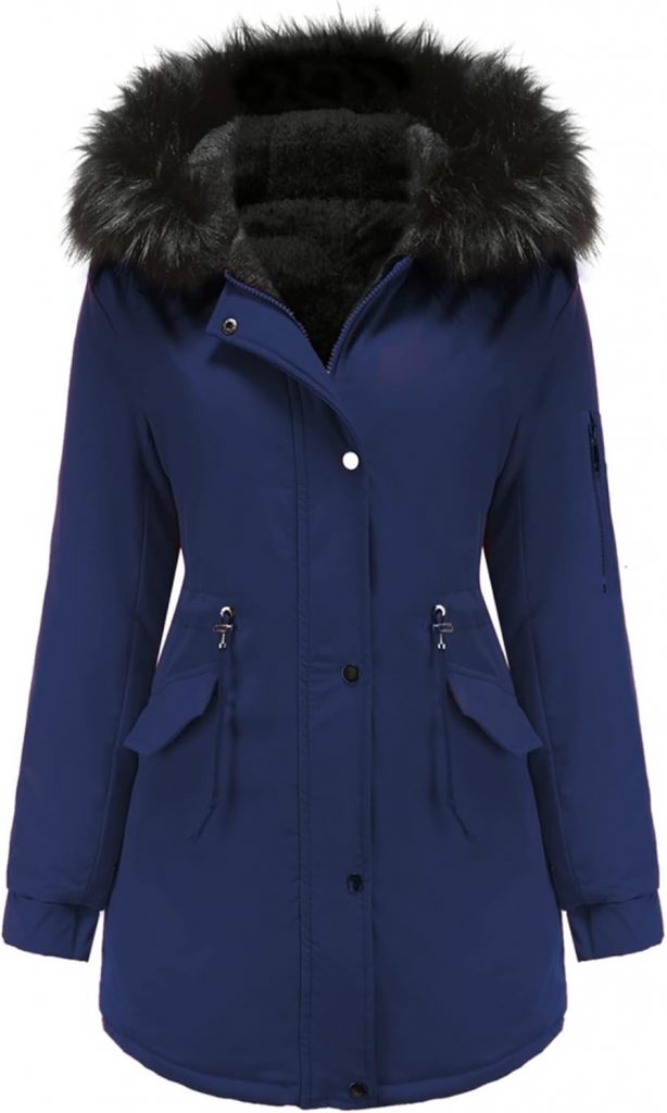 Vancavoo Damen Winterparka Mantel Winterjacke Parka Daunenmantel Herbst Winter…