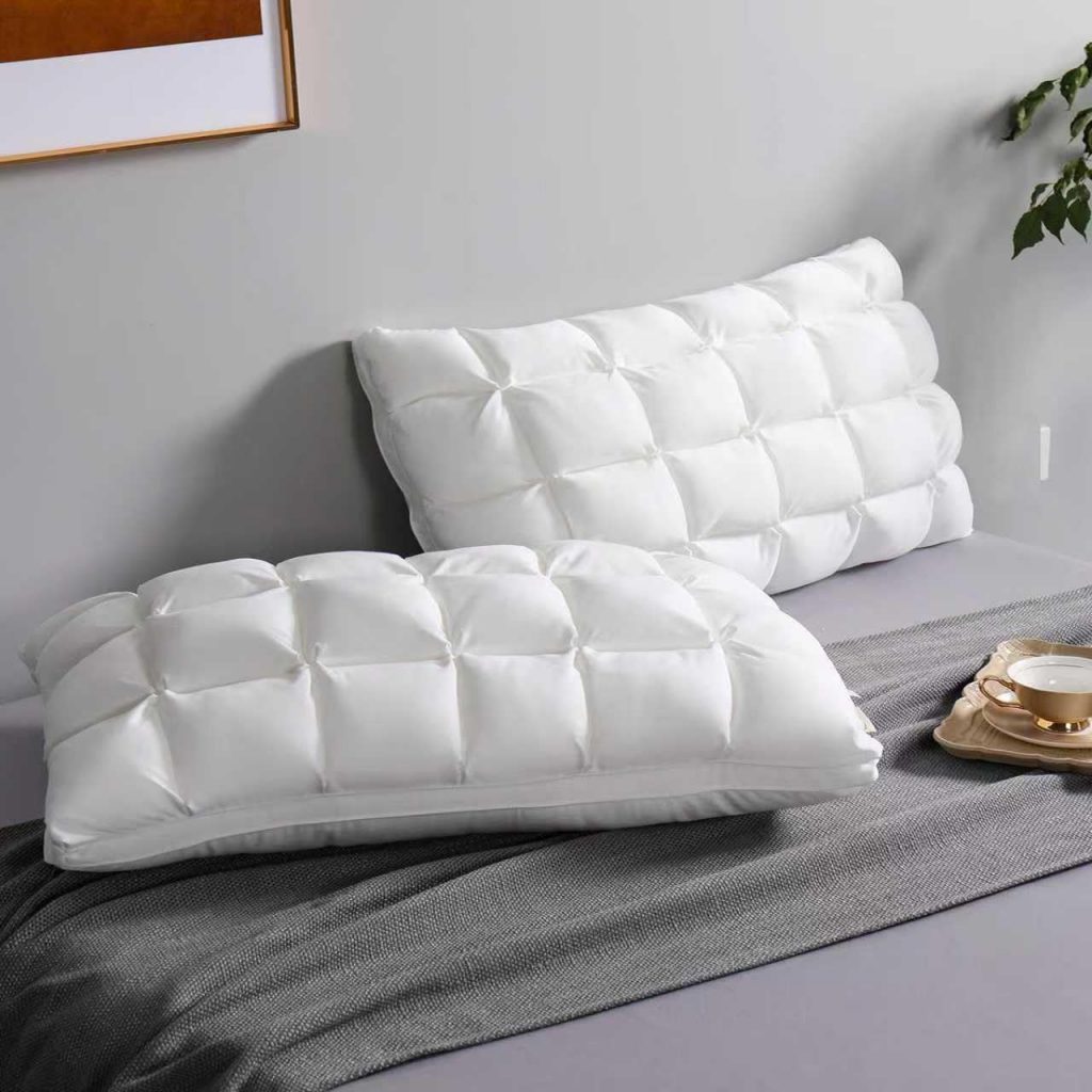 YOUR MOON Kopfkissen 40×80 cm 2er Set – Fluffiges & Stützendes Kissen für Seitenschläfer & Rückenschläfer – Weiches…