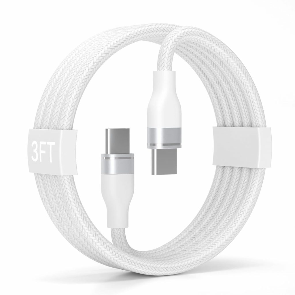 45W USB C auf USB C Kabel 1M Schnellladekabel für Samsung galaxy S26 Ultra/S26+/S26/S25 Ultra, iPhone 17 Air/17 Promax/16 Promax/17E/16E, iPad, macbook, motorola sony smartphone usw
