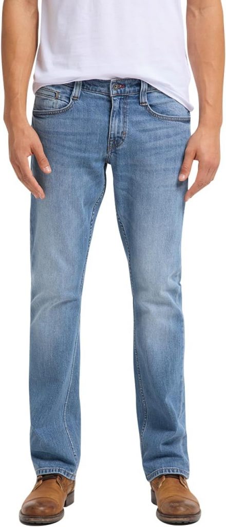 MUSTANG Jeans Herren Stretch Oregon Bootcut Jeanshose Hose Denim Schwarz Blau 30 31 32 33 34 36 38 40 42