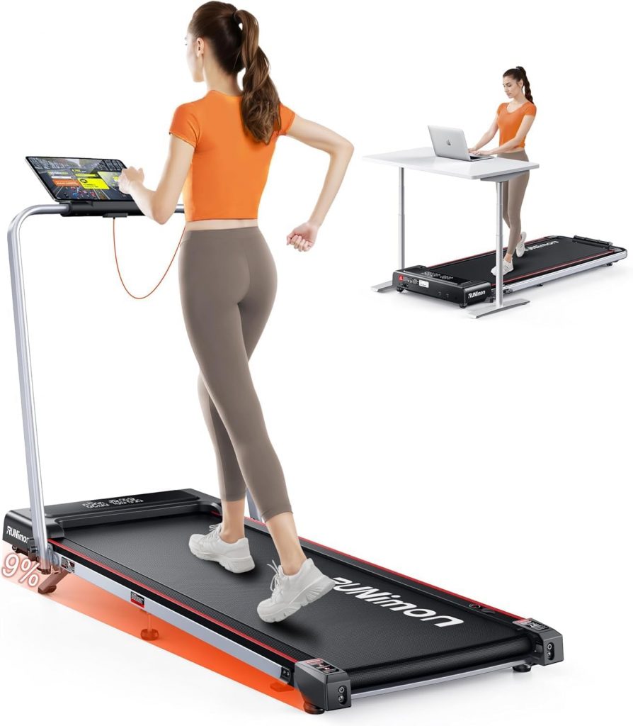 6 IN 1 Laufband für Zuhause mit Neigung,12km/h Walking Pad mit 9% Steigung,2.5HP…