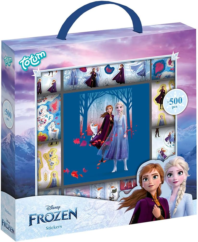 Große Frozen II Stickerbox mit über 1100 Stickern auf 12 Rollen, mit Motiven von…