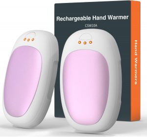 🤴 Handwärmer elektrisch, gabless Handwärmer wiederaufladbar 2er Set, Taschenwärmer wiederverwendbar, Handwärmer Taschenwärmer tragbar, 3 Heizmodi Handwärmer Kinder, Geschenk für Männer, Frauen, Kinder