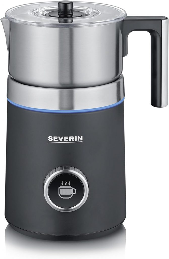 SEVERIN SPUMA 700 Plus Induktions-Milchaufschäumer, 13 Programme, OLED-Display…