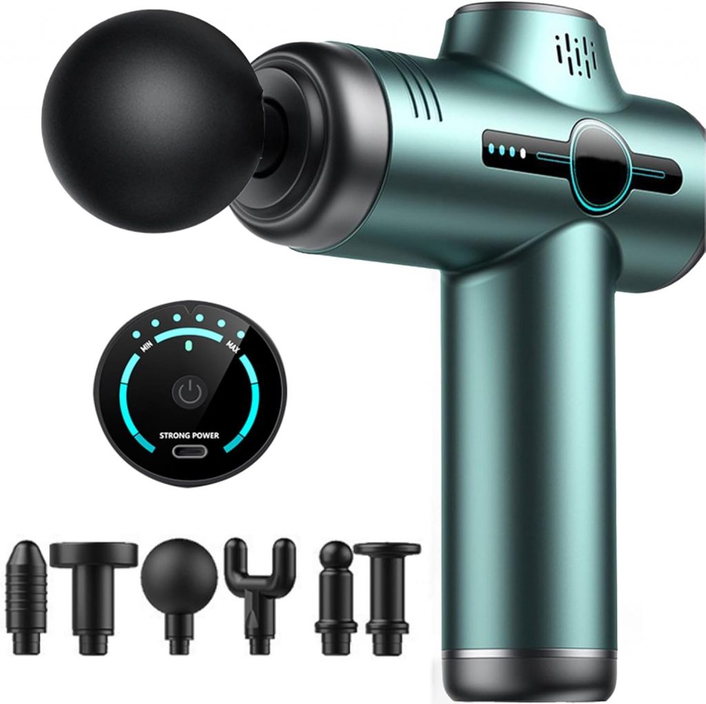 Mini Massagepistole, Elektrisches Massagegerät für Nacken und Schulter, Deep…