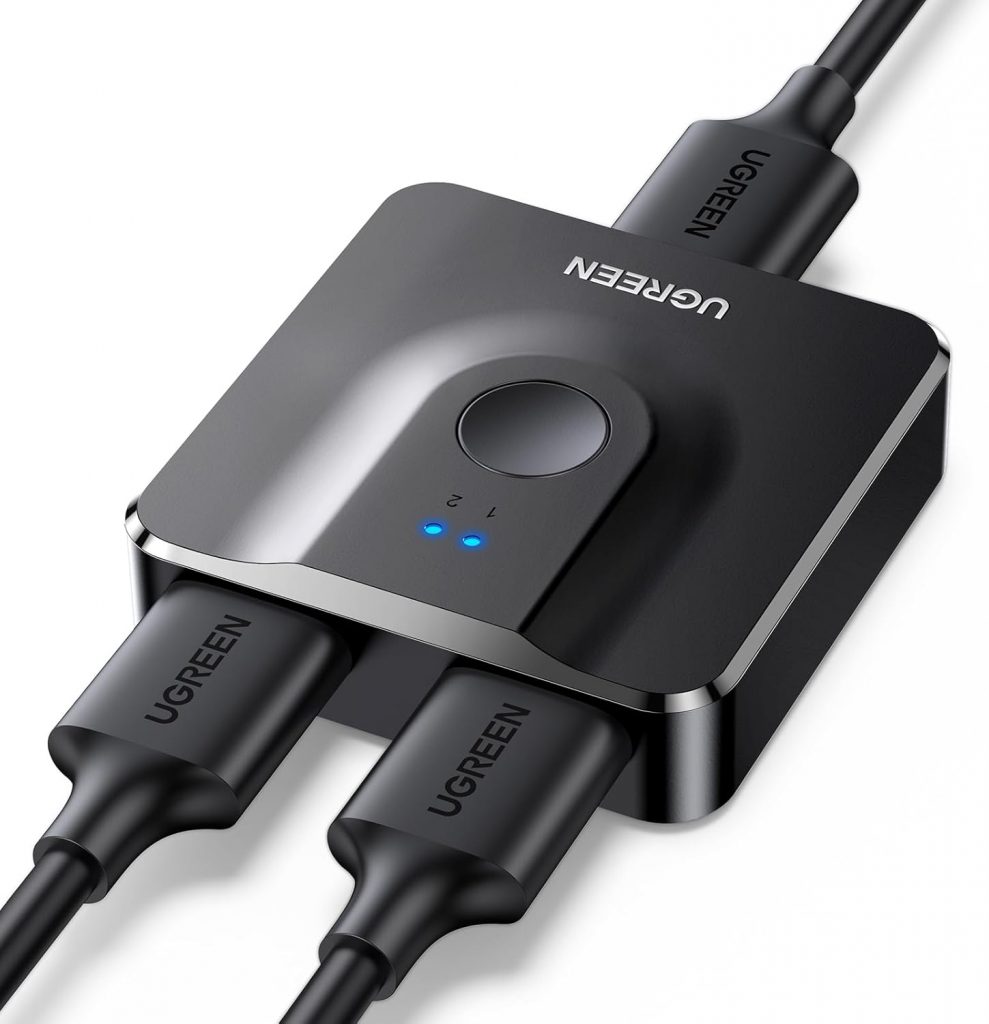 UGREEN HDMI 2.0 Switch 4K@60Hz Bidirektional HDMI Switch Splitter 1 in 2 Out/2…