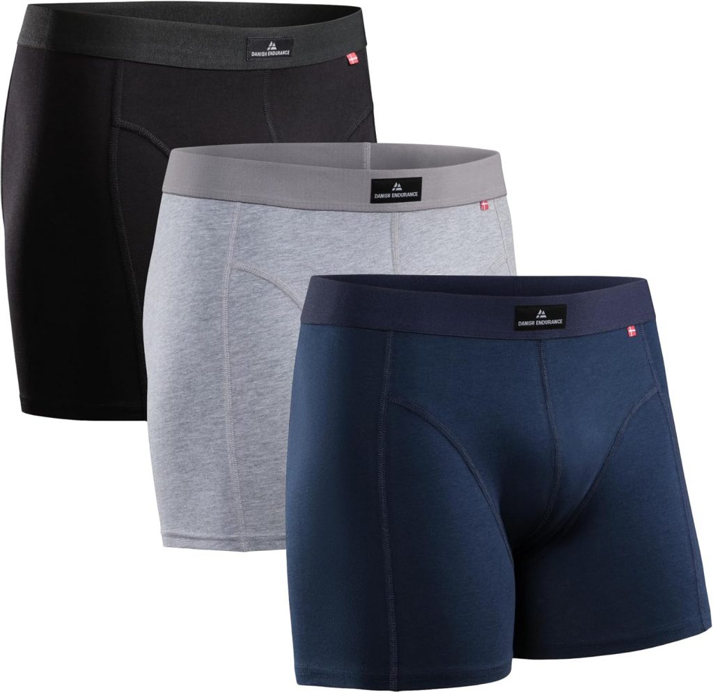 DANISH ENDURANCE 3er & 10er Pack Boxershorts Herren, Weiche Baumwolle Unterhosen Männer, Unterwäsche Herren mit…