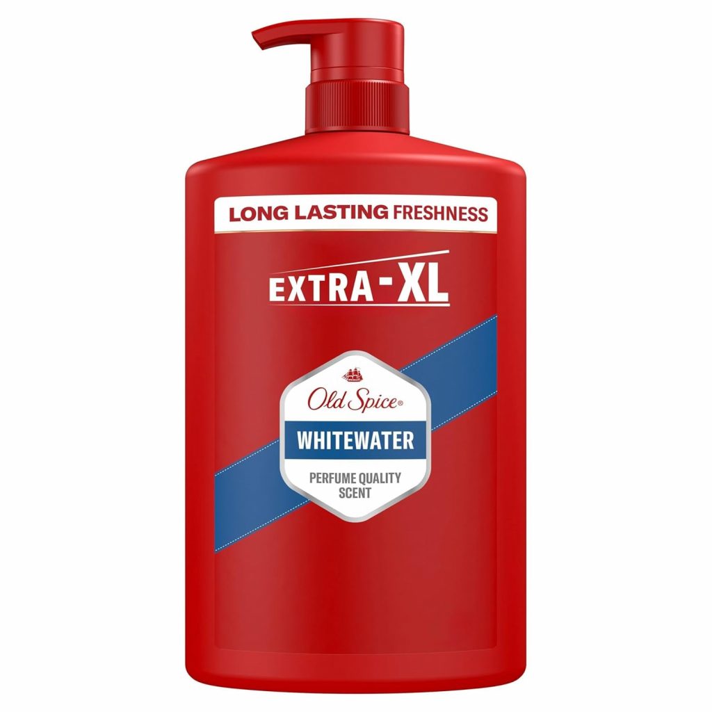 Old Spice Whitewater 3-in-1 Duschgel f&uuml;r Haar, Gesicht und K&ouml;rper 1000 ml, langanhaltende Frische, Duft von Parfumqualit&auml;t, Tiefenreinigung5.94&euro;